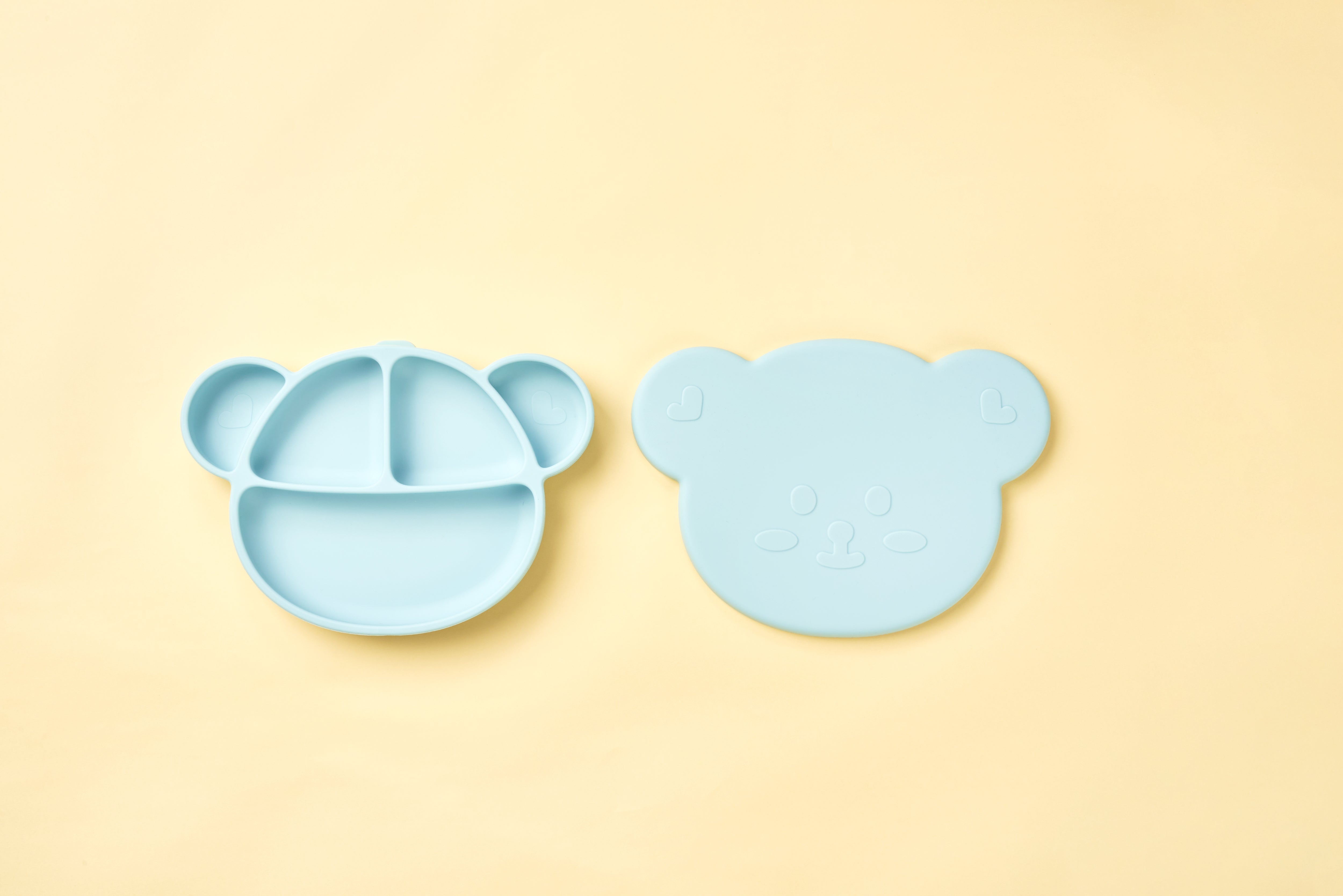 Little DTD Silicone Suction Food Plate (Smaller Size)