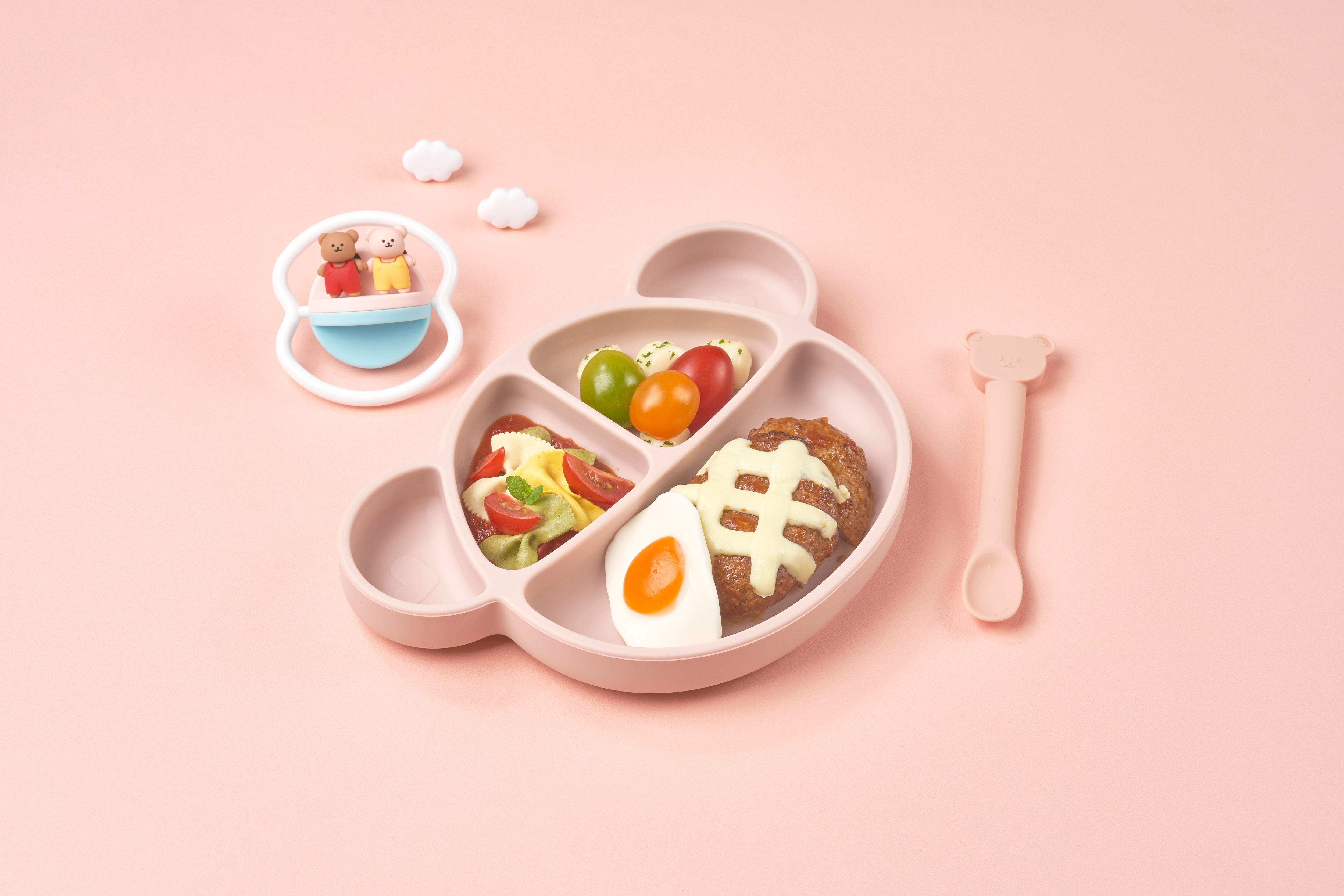 Little DTD Silicone Suction Food Plate (Smaller Size)
