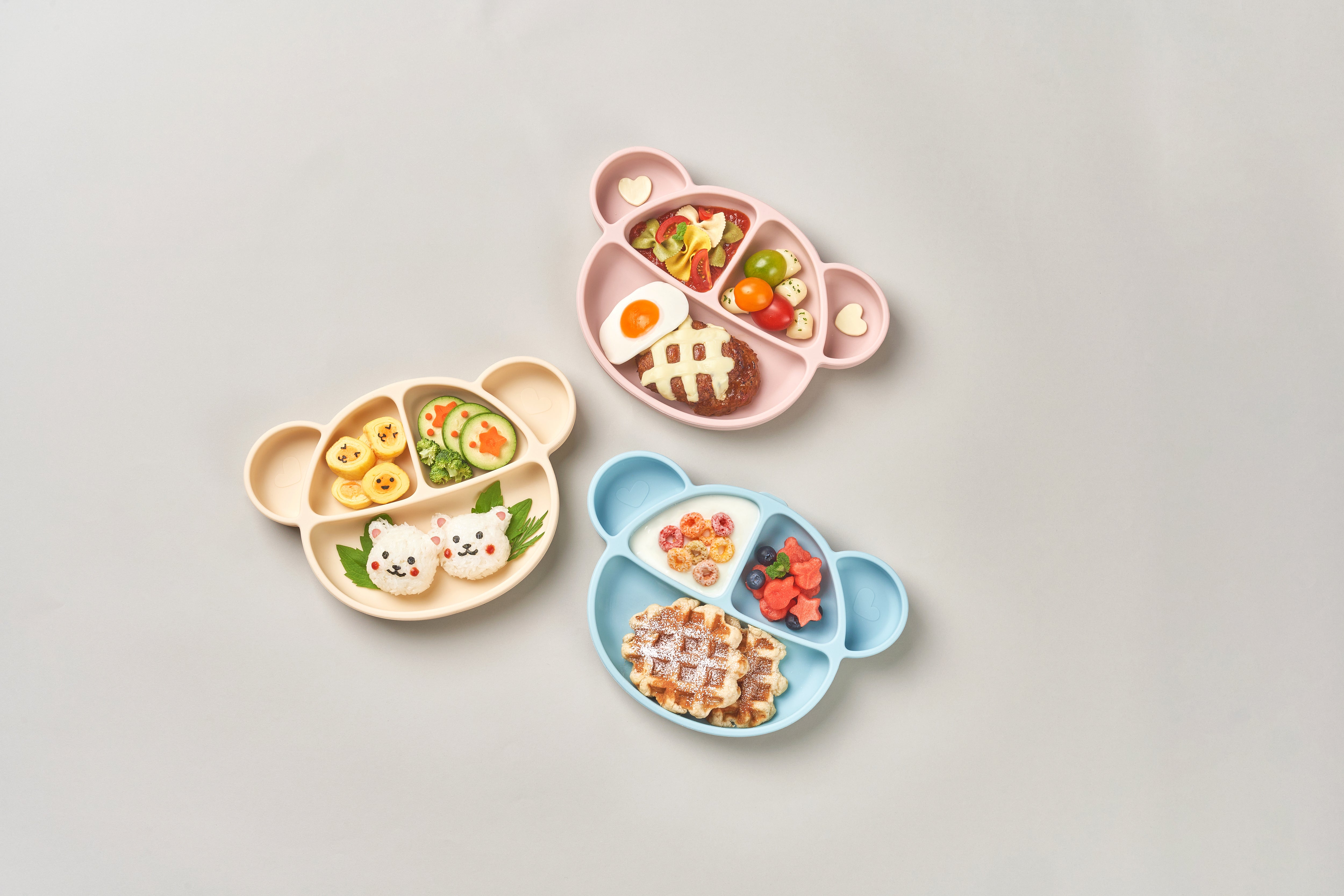 Little DTD Silicone Suction Food Plate (Smaller Size)