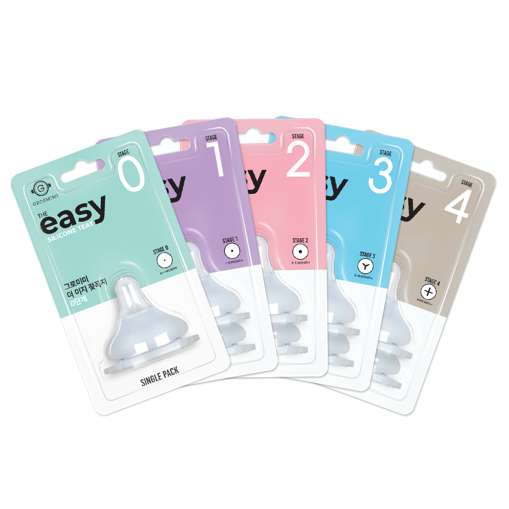 New Easy Silicone Teat Set (Stage 0 to Stage 4)