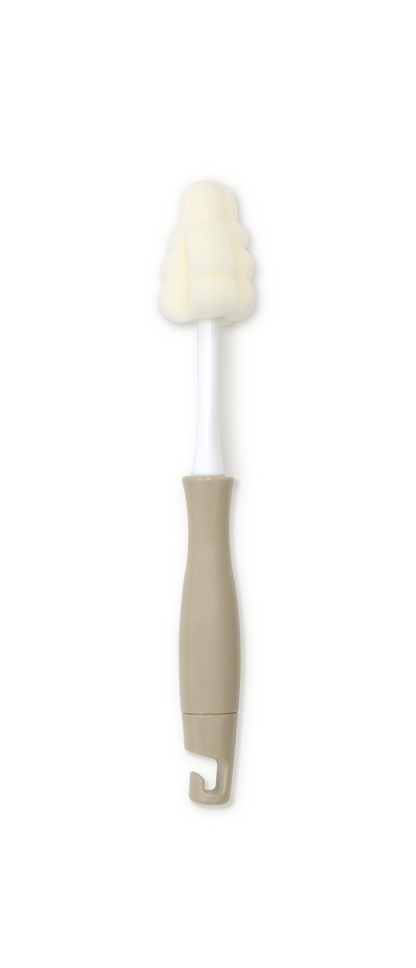 All In One Foam Brush for Bottle & Teat (4pcs, Mocha)