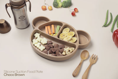 Premium Silicone Suction Plate Set (Original + Small + 3 FREE Gifts!)