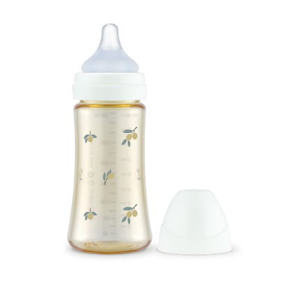 [Clearance] Olive Feeding Bottle Single Pack with Teat (Stage 1/Stage 2)