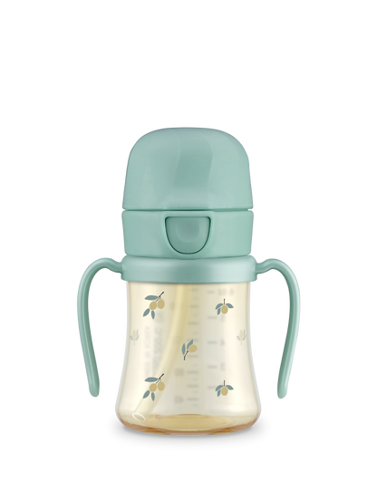 PPSU Olive Straw Cup 2.0 - Pistachio (200mL/300mL)