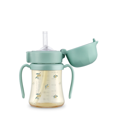 PPSU Olive Straw Cup 2.0 - Pistachio (200mL/300mL)