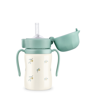 Stainless Olive Pistachio Straw Cup (200mL/300mL)