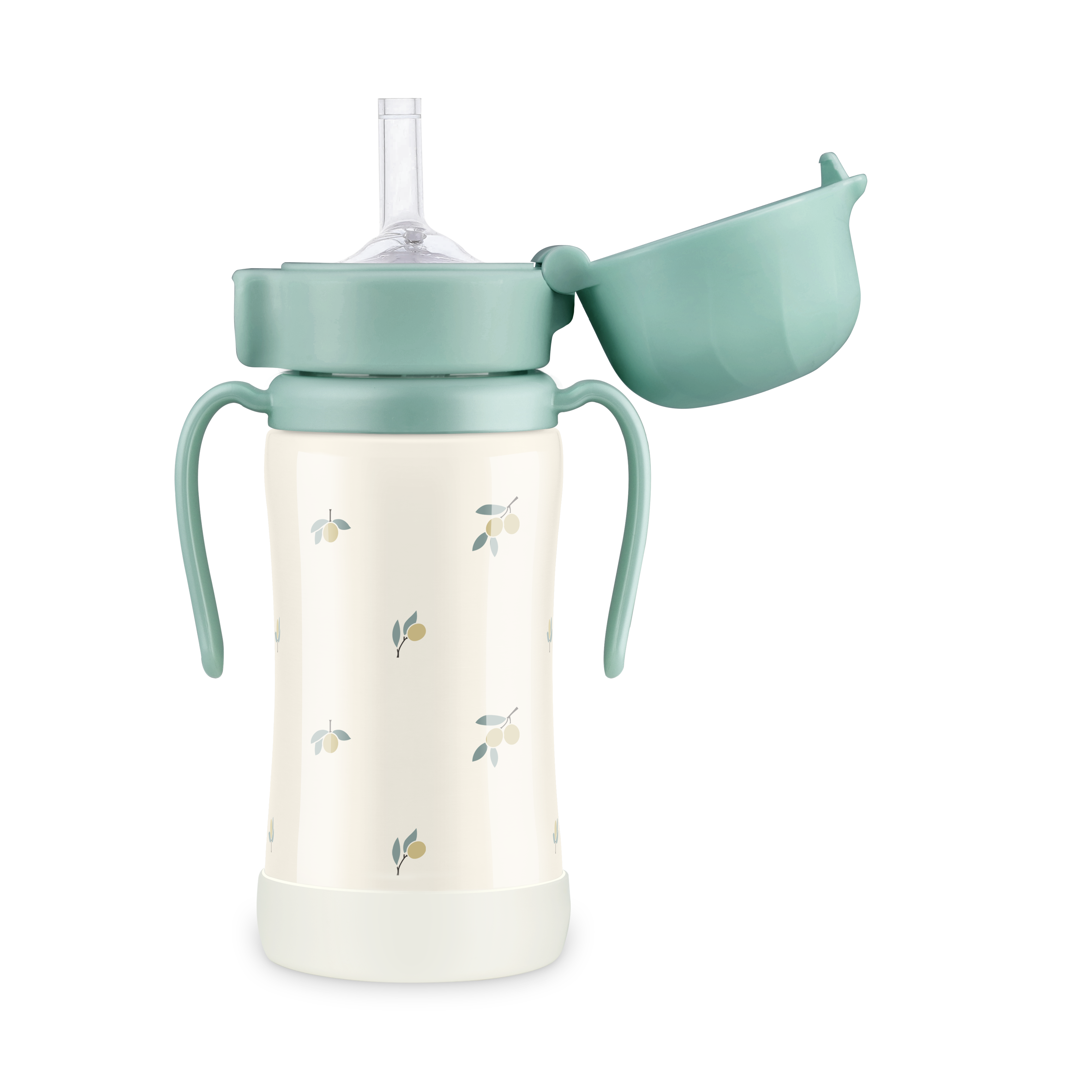 Stainless Olive Pistachio Straw Cup (200mL/300mL)