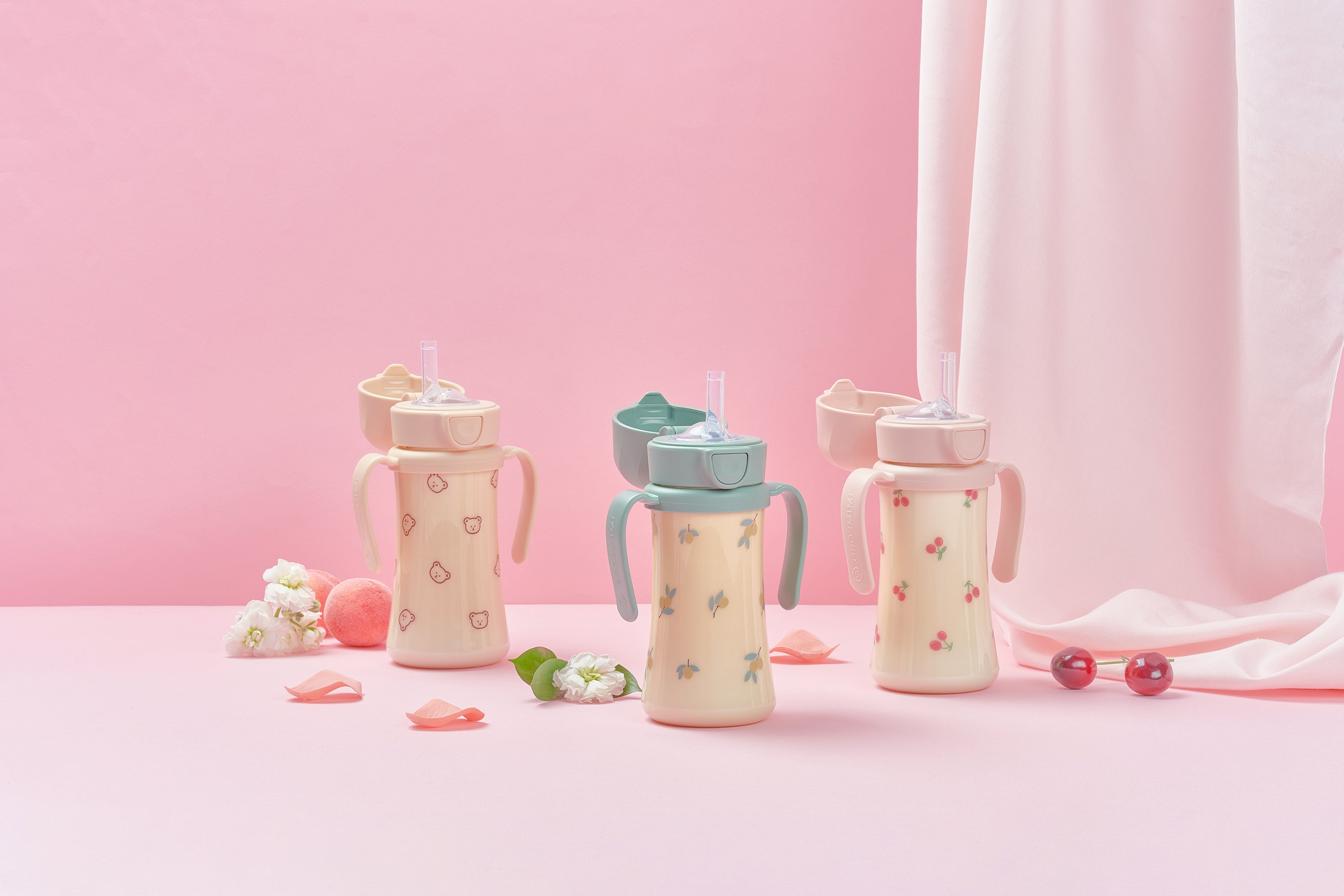 PPSU Olive Straw Cup 2.0 - Pistachio (200mL/300mL)