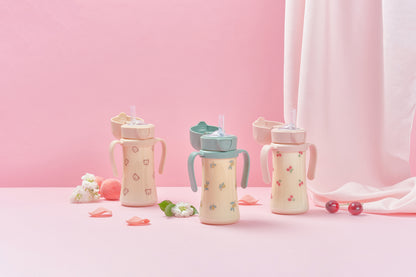 PPSU Olive Straw Cup 2.0 - Pistachio (200mL/300mL)