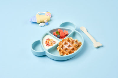 Little DTD Silicone Suction Food Plate (Smaller Size)