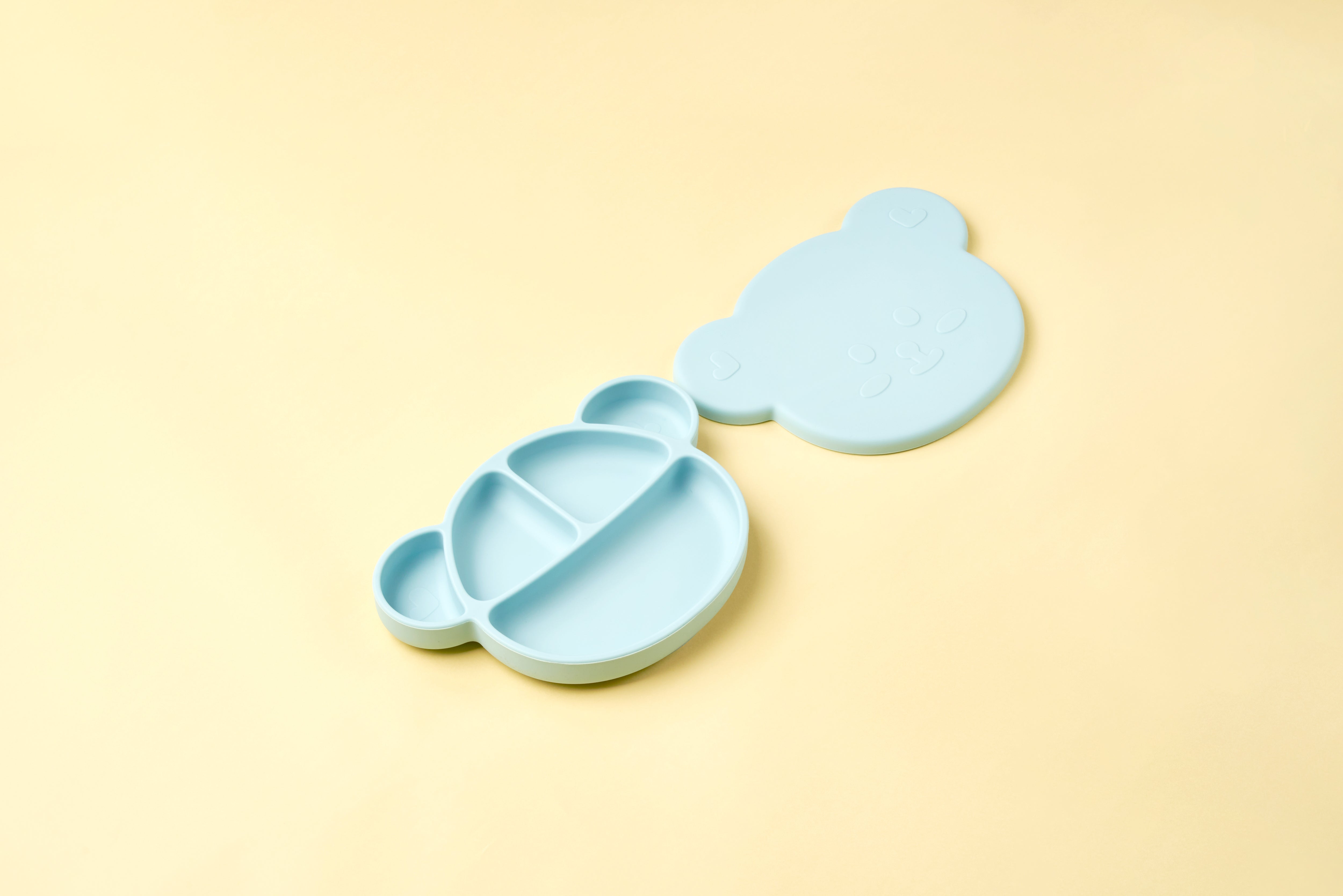 Little DTD Silicone Suction Food Plate (Smaller Size)