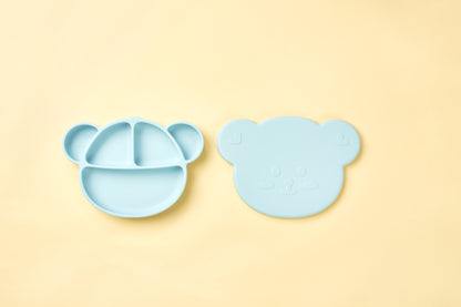 Little DTD Silicone Suction Food Plate (Smaller Size)