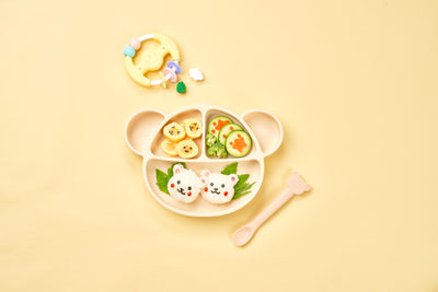 Little DTD Silicone Suction Food Plate (Smaller Size)