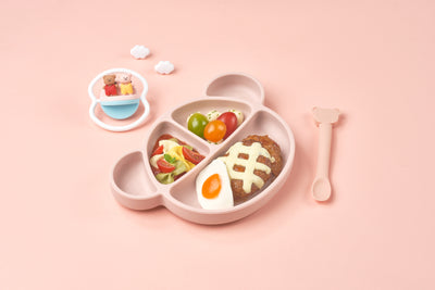 Little DTD Silicone Suction Food Plate (Smaller Size)