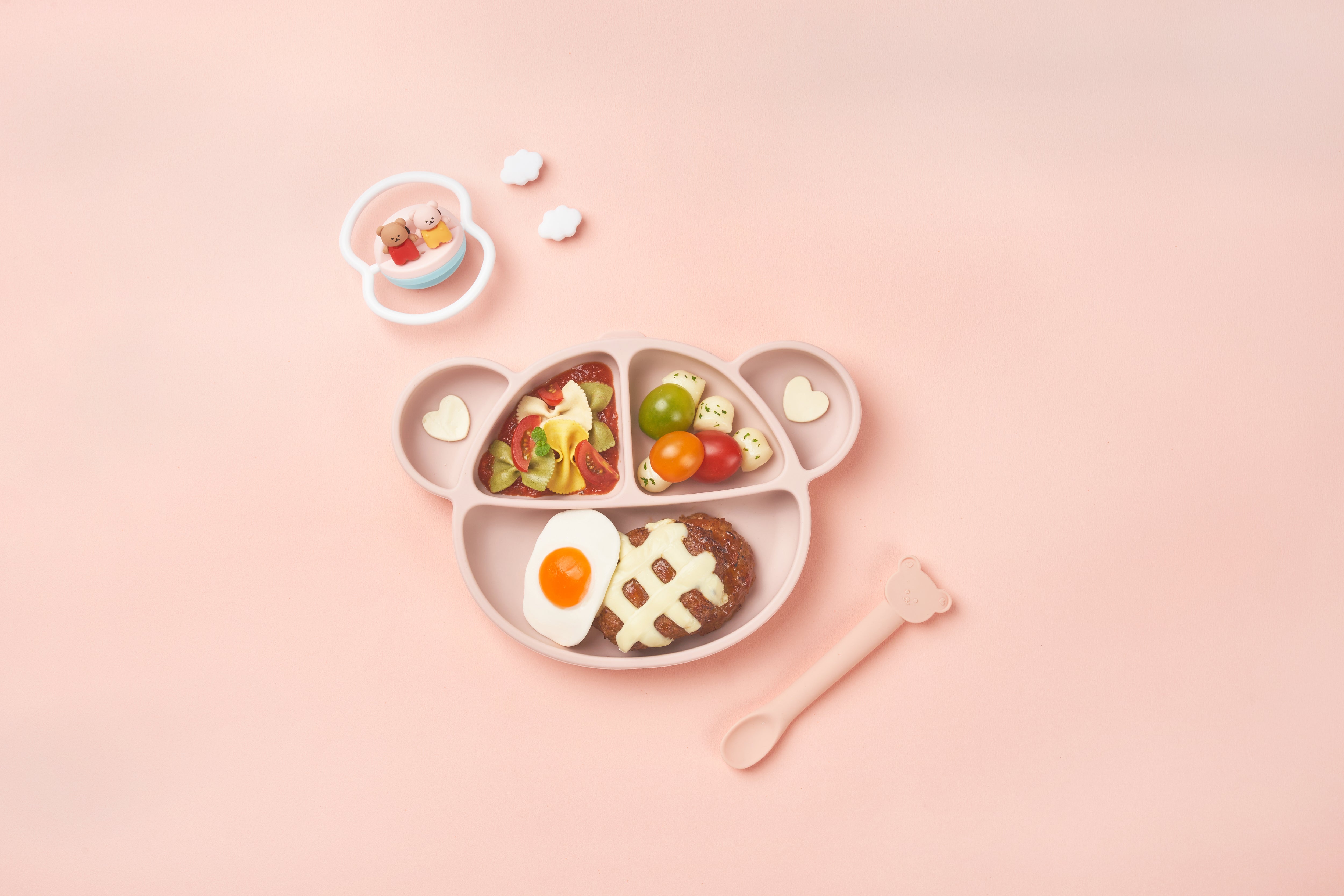 Little DTD Silicone Suction Food Plate (Smaller Size)