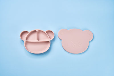 Little DTD Silicone Suction Food Plate (Smaller Size)