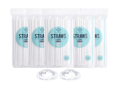 Grosmimi Travel Straw Set (14cm / 18cm)