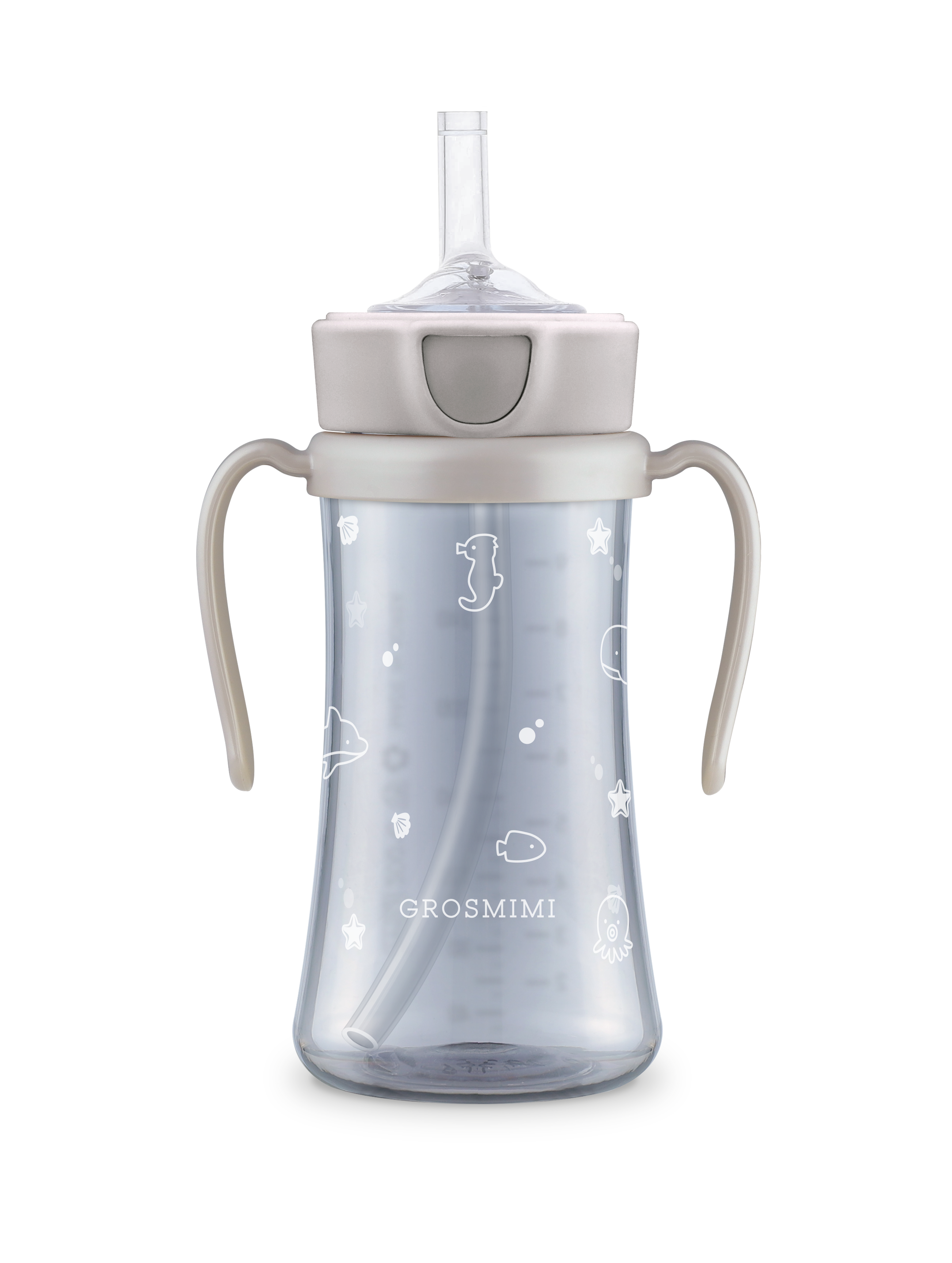 PPSU Ocean Beige Straw Cup (200mL/300mL)