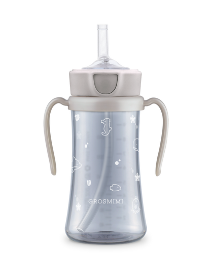 PPSU Ocean Beige Straw Cup (200mL/300mL)