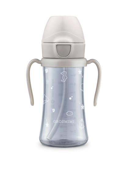 PPSU Ocean Beige Straw Cup (200mL/300mL)