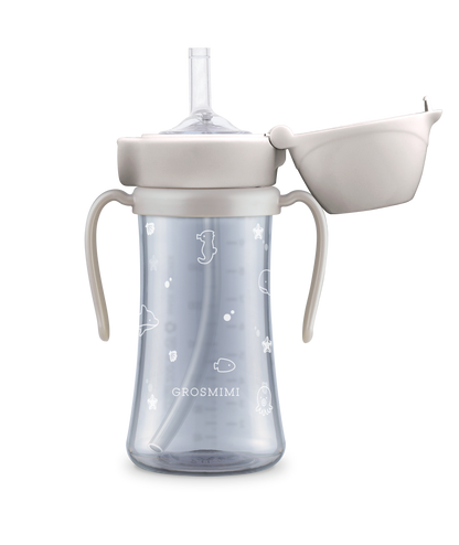 PPSU Ocean Beige Straw Cup (200mL/300mL)