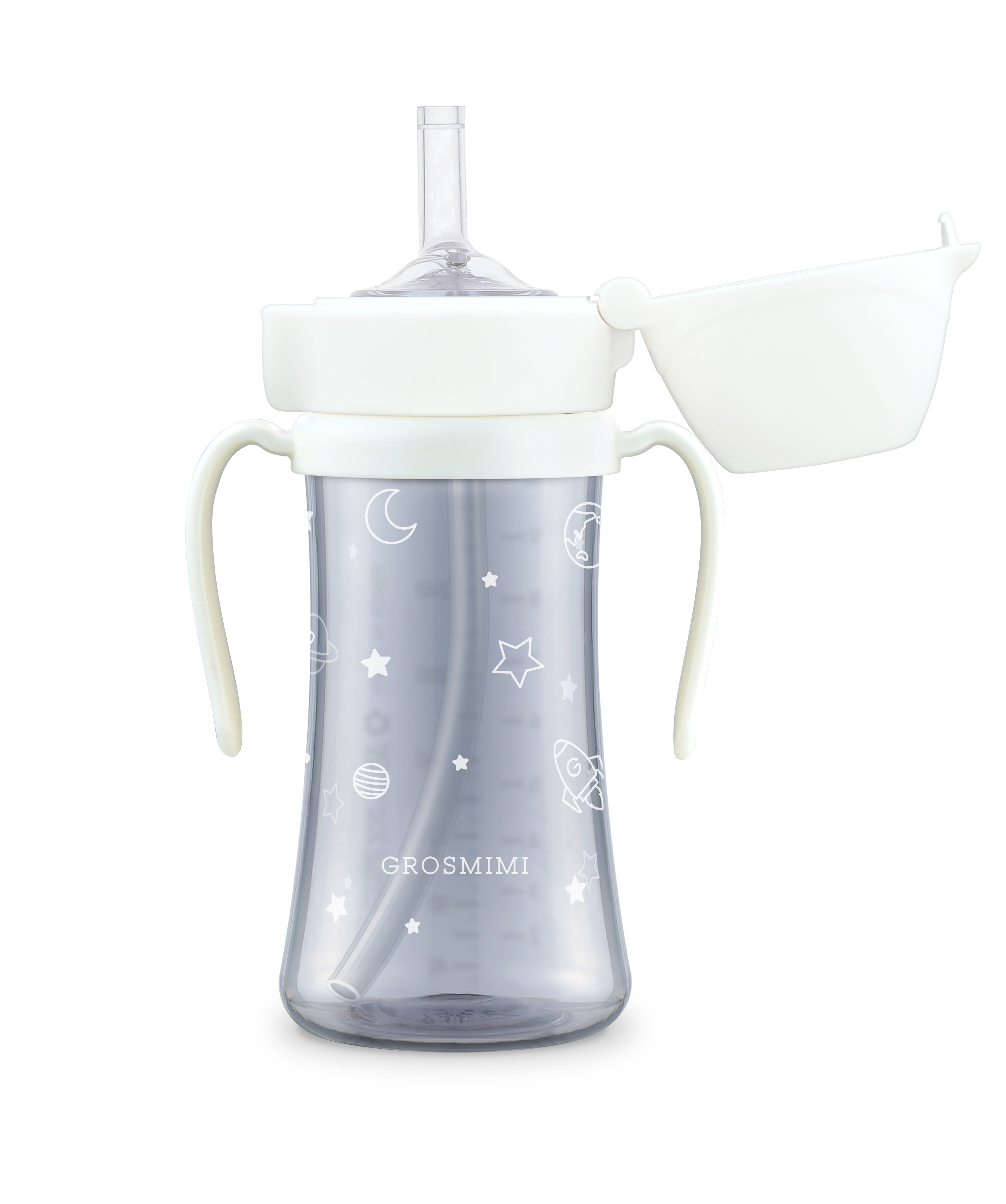 PPSU Space White Straw CUP (200mL/300mL)