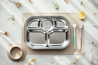 Stainless Steel Food Tray (5 Compartments)
