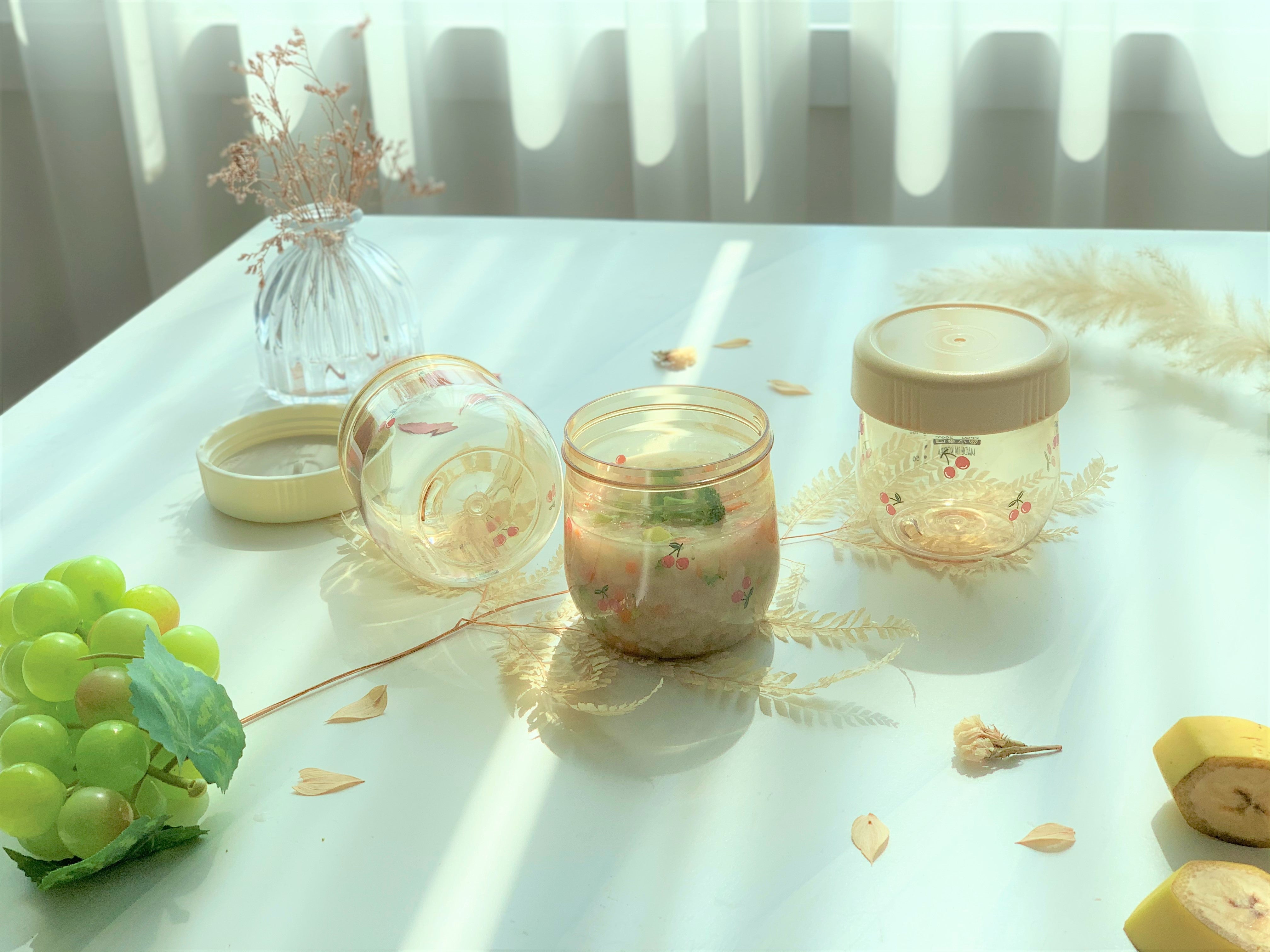 Cherrish PPSU Baby Food Jar (Pack of 3)