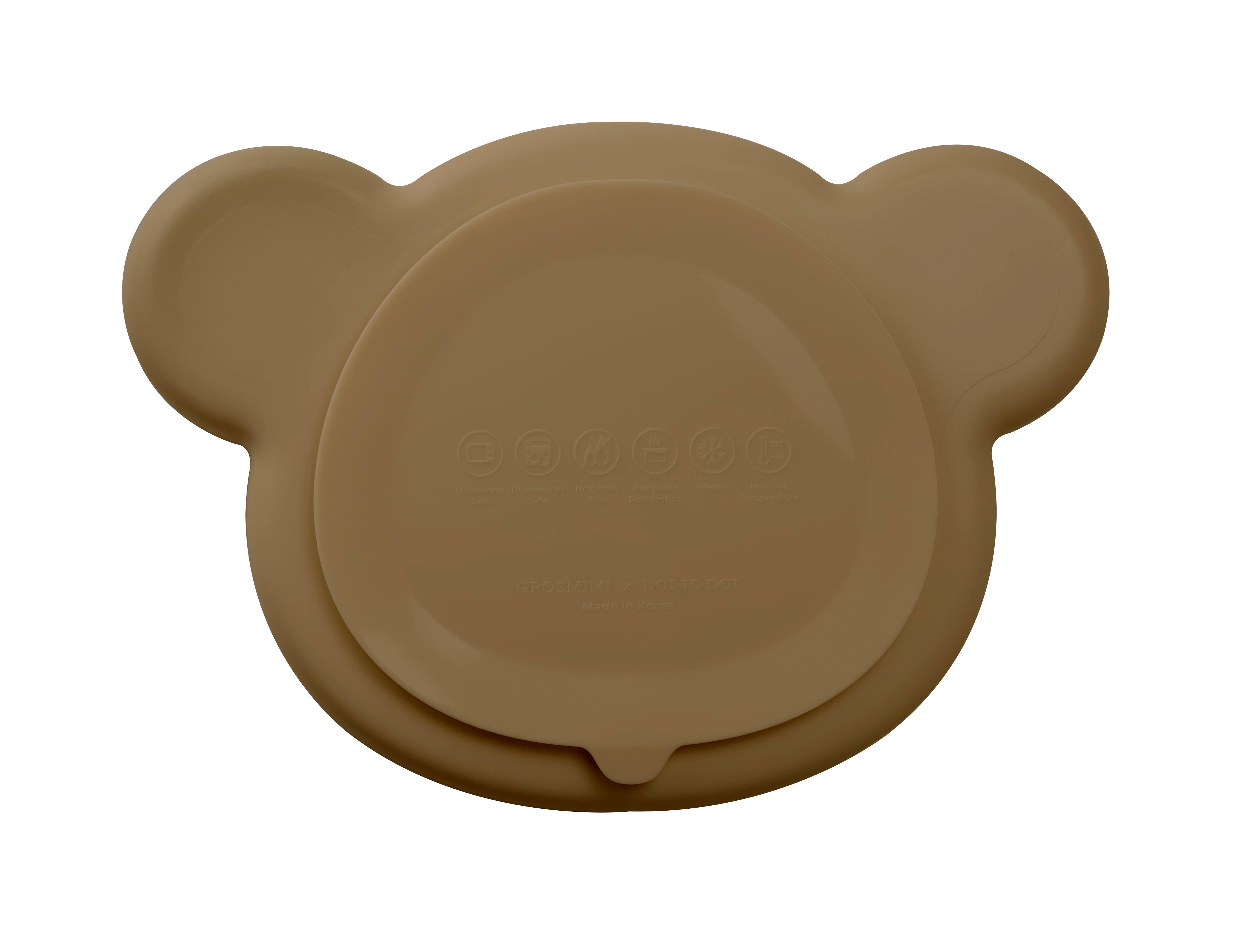 [Clearance] DTD Silicone Suction Food Plate (Original Size)