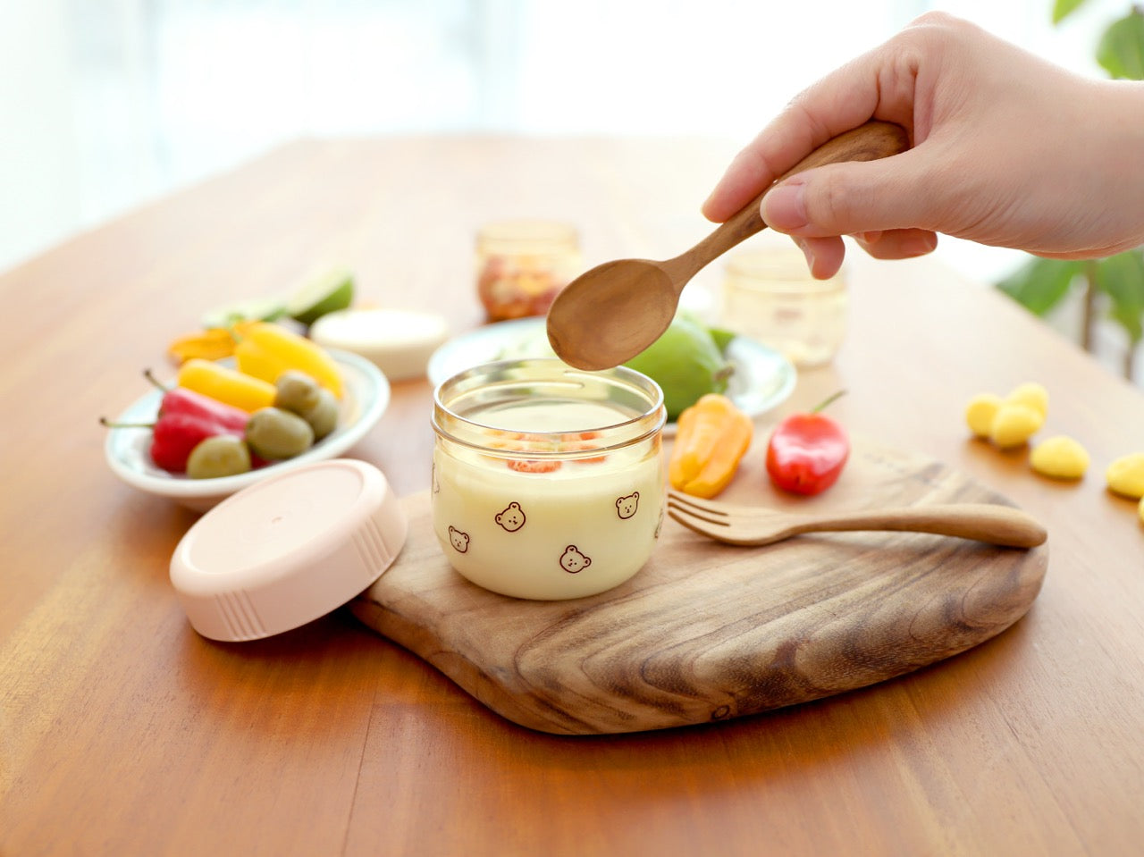 Dotgom PPSU Baby Food Jar (Pack of 3)