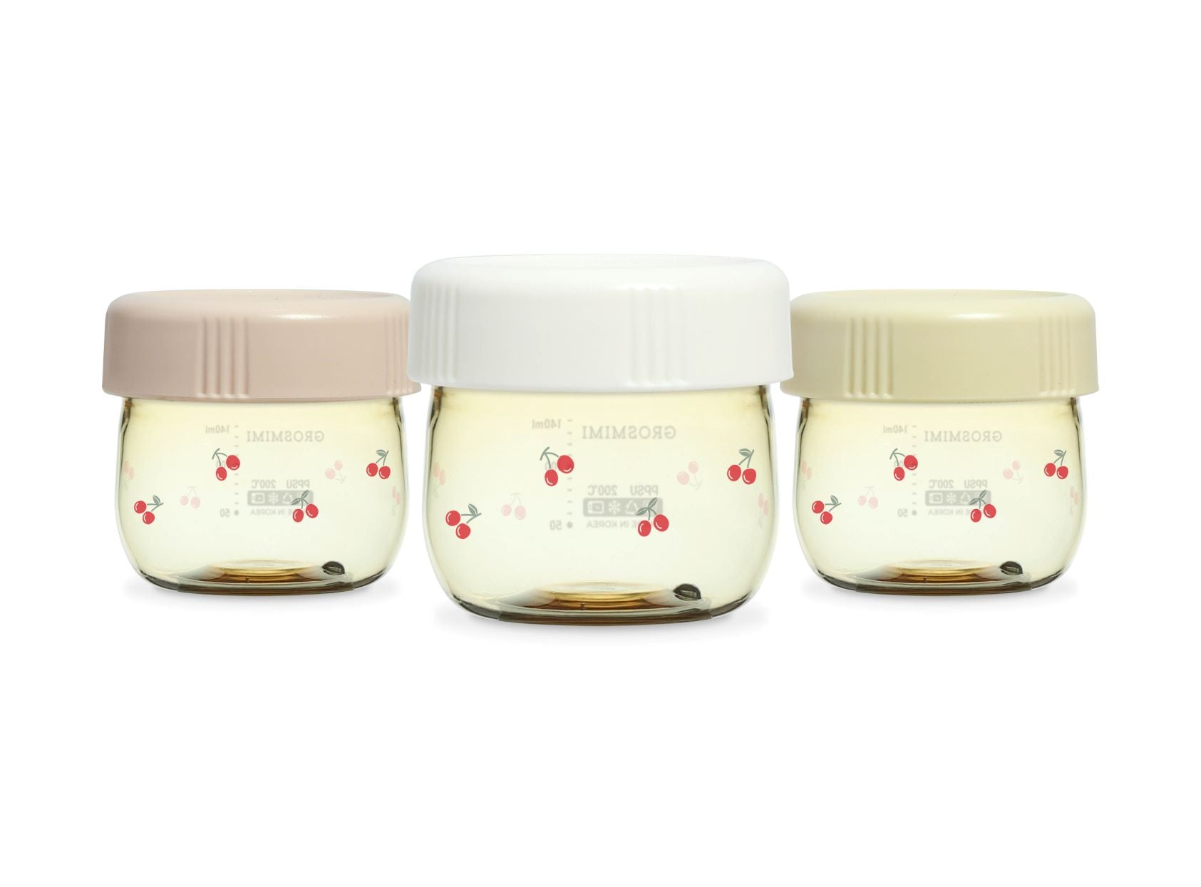 Cherrish PPSU Baby Food Jar (Pack of 3)