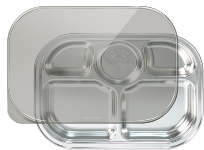 Stainless Steel Food Tray (5 Compartments)