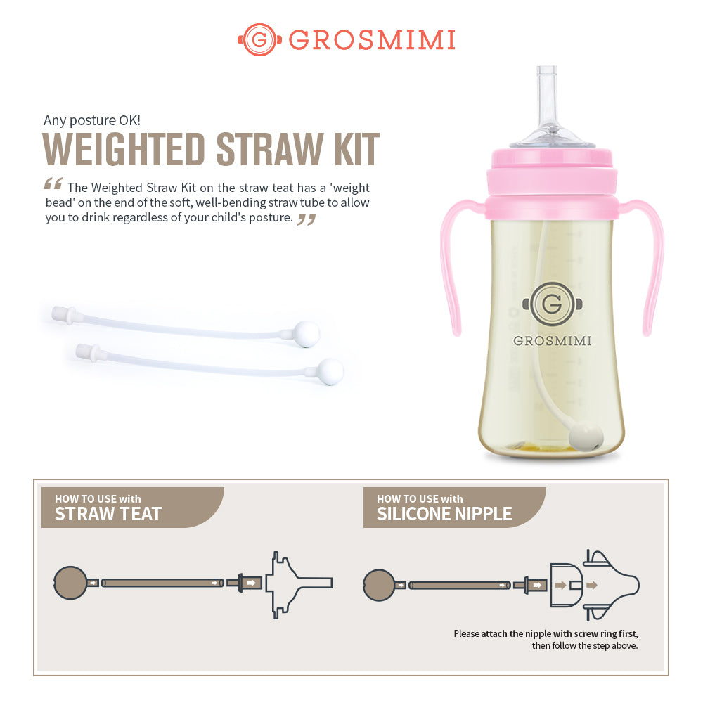Weighted Straw & Teat Set (Stage 1)