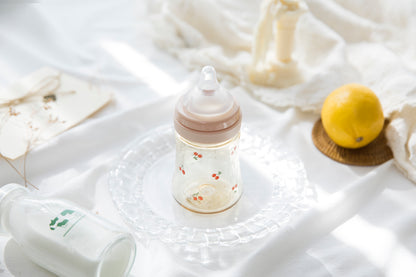 [Clearance] Cherrish Feeding Bottle Single Pack with Teat (Stage 1 / Stage 2)