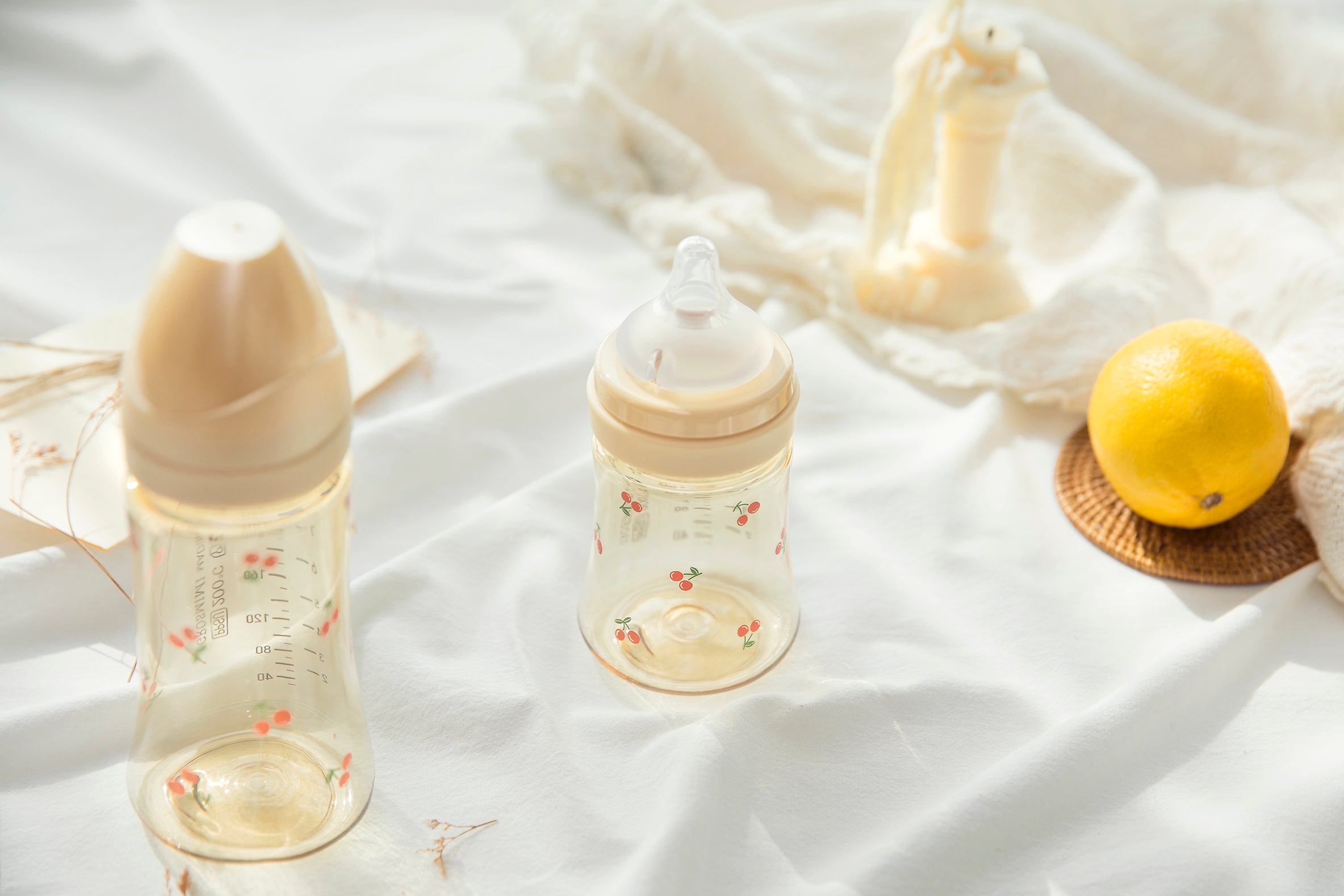 [Clearance] Cherrish Feeding Bottle Single Pack with Teat (Stage 1 / Stage 2)