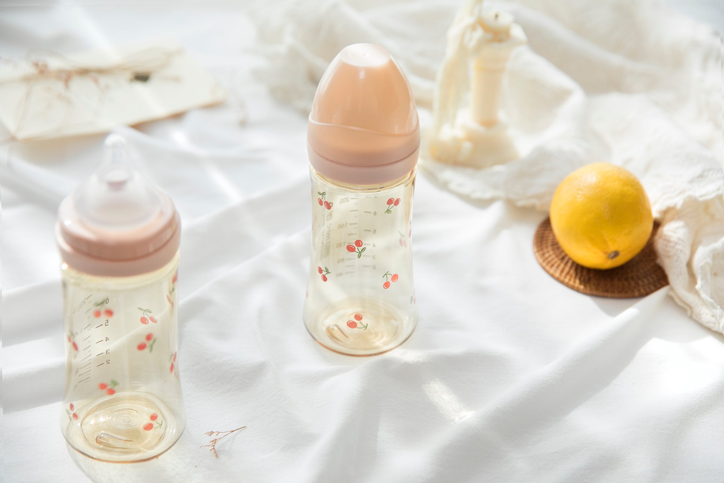 [Clearance] Cherrish Feeding Bottle Single Pack with Teat (Stage 1 / Stage 2)