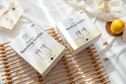 [Clearance] Cherrish Feeding Bottle Single Pack with Teat (Stage 1 / Stage 2)