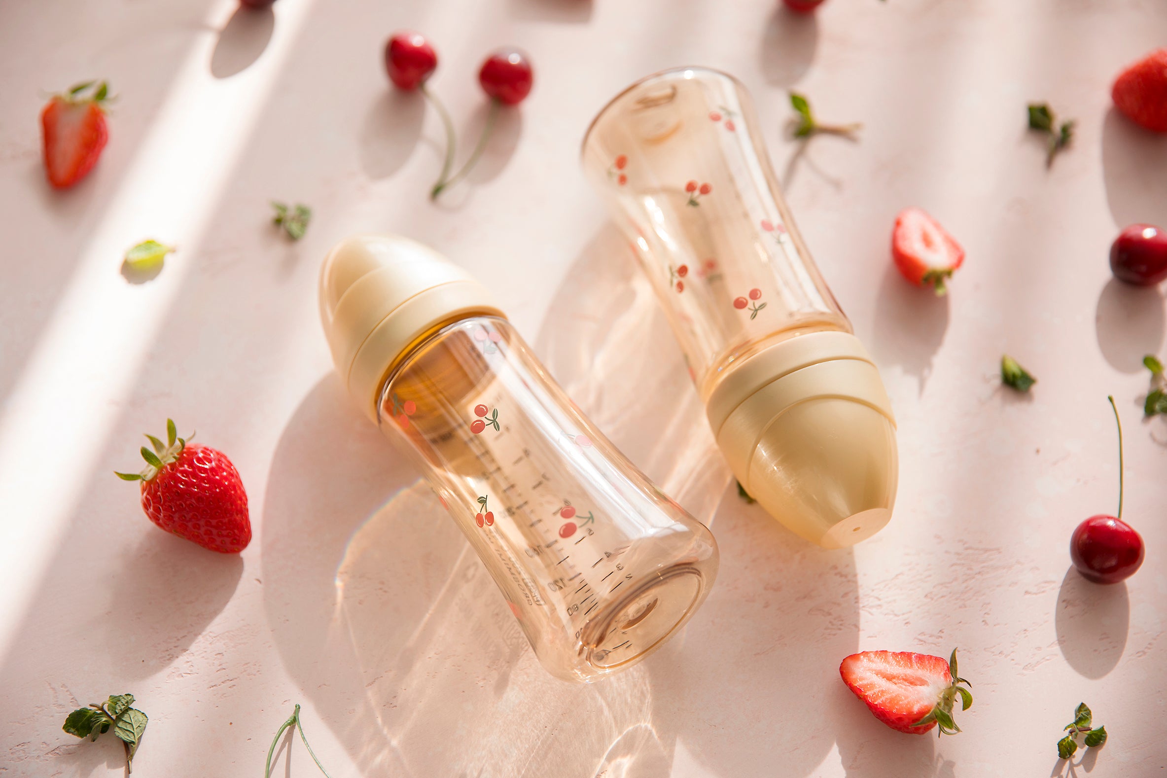 [Clearance] Cherrish Feeding Bottle Single Pack with Teat (Stage 1 / Stage 2)