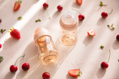 [Clearance] Cherrish Feeding Bottle Single Pack with Teat (Stage 1 / Stage 2)