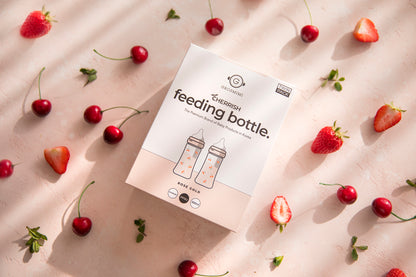 [Clearance] Cherrish Feeding Bottle Single Pack with Teat (Stage 1 / Stage 2)