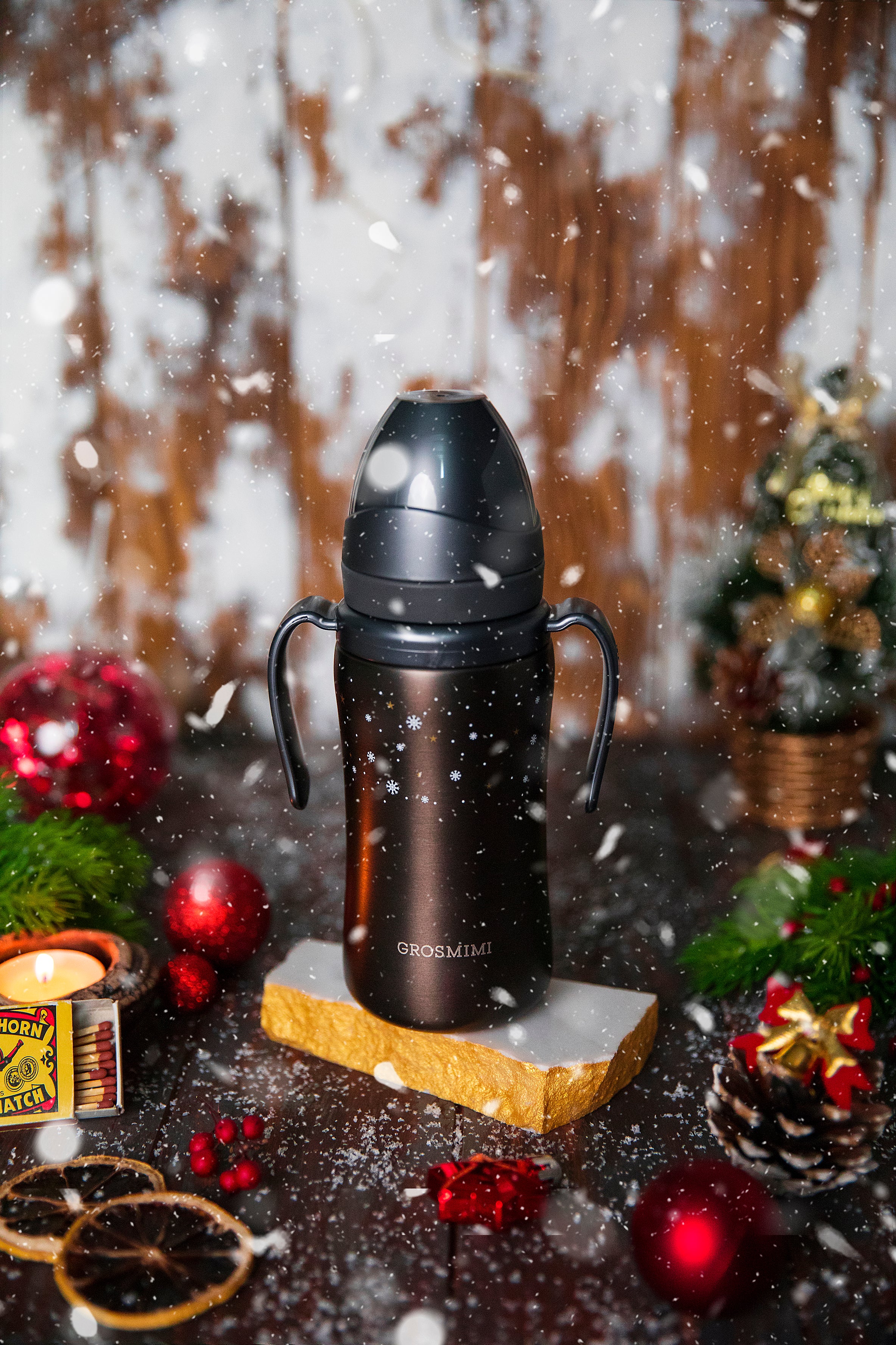 [Last Chance] Winter Edition Stainless Steel Straw Cup 300mL (10 Months+)