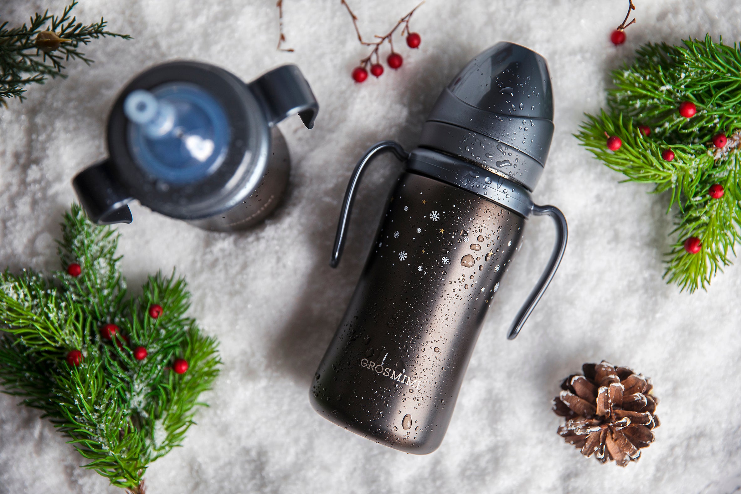 [Last Chance] Winter Edition Stainless Steel Straw Cup 300mL (10 Months+)