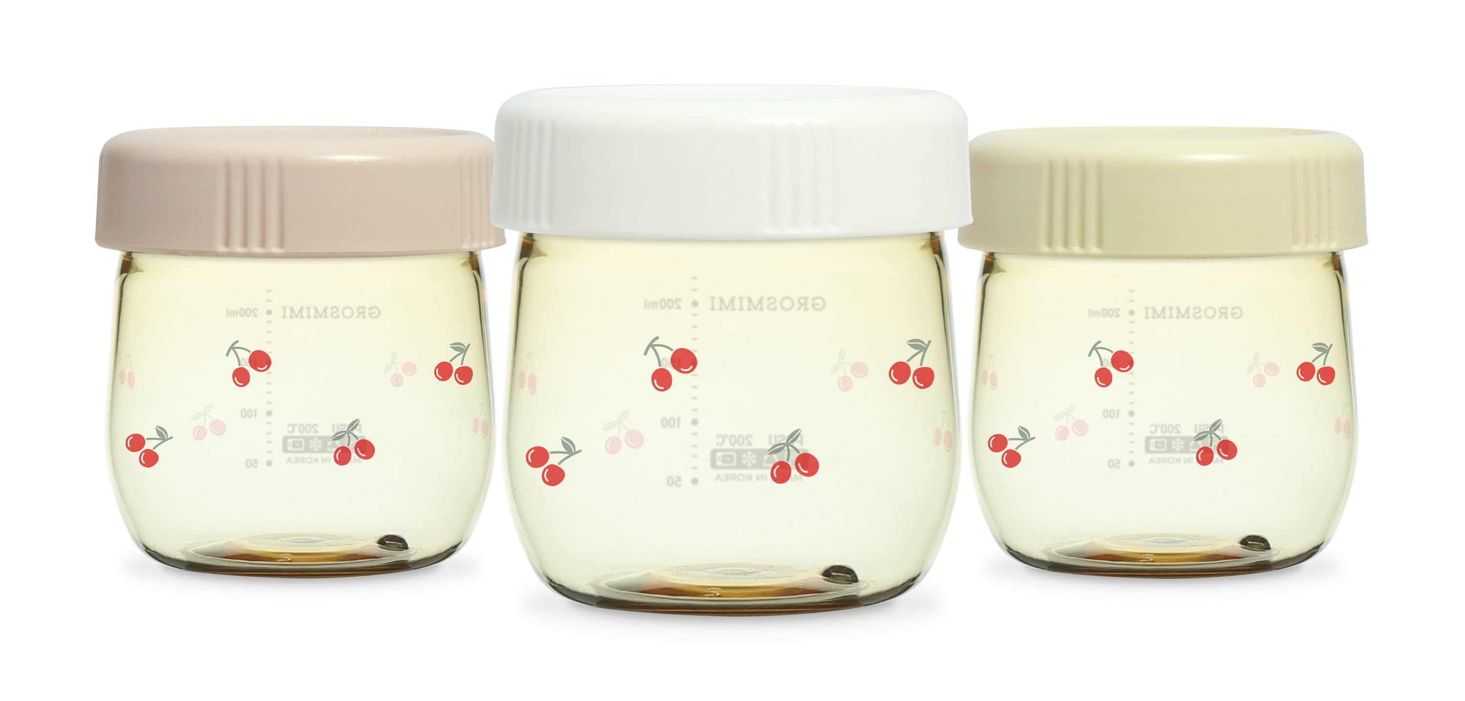 Cherrish PPSU Baby Food Jar (Pack of 3)