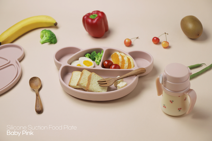 [Clearance] DTD Silicone Suction Food Plate (Original Size)