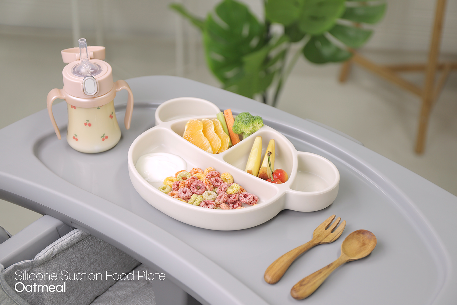 [Clearance] DTD Silicone Suction Food Plate (Original Size)