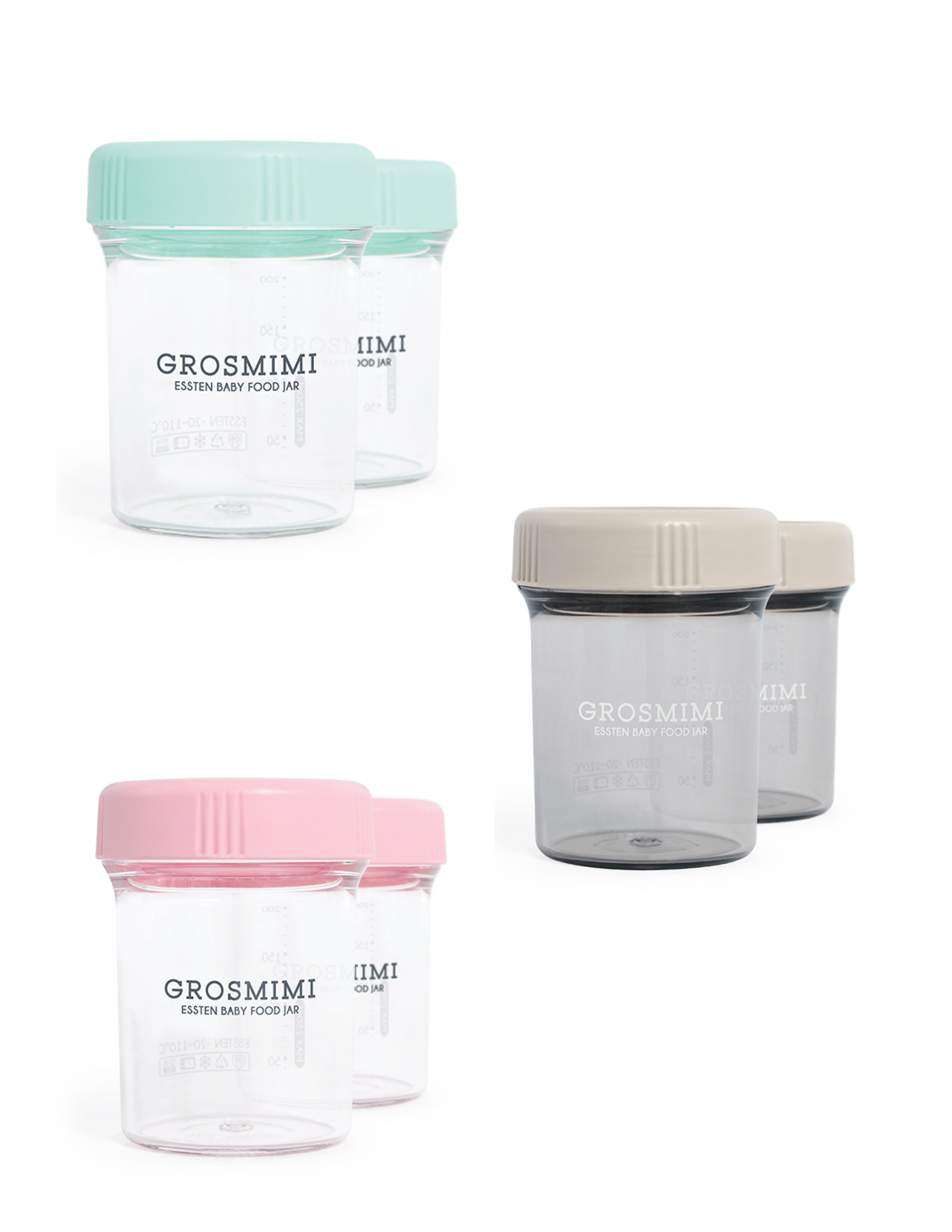 [Clearance] ESSTEN Baby Food Jar (Pack of 2)
