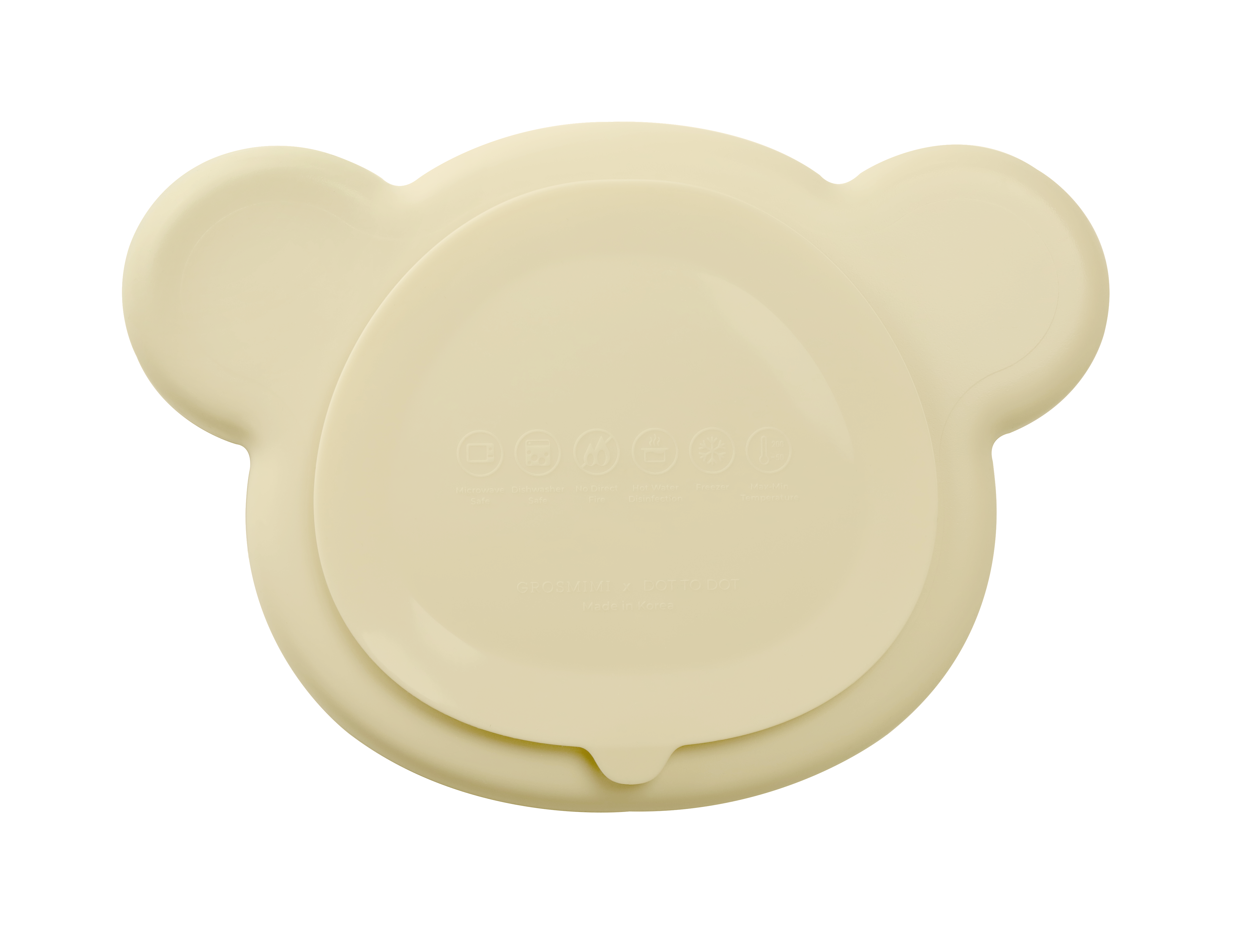 [Clearance] DTD Silicone Suction Food Plate (Original Size)