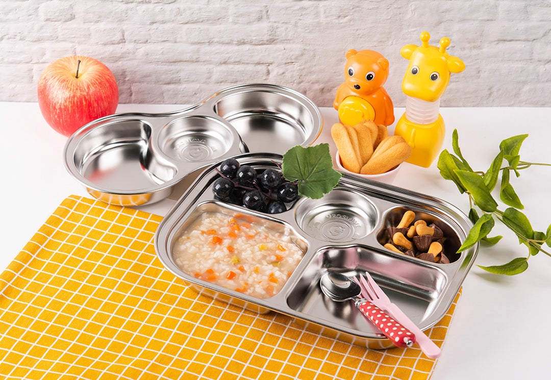 Stainless Steel Food Tray (5 Compartments)
